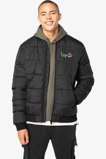 Image produit Veste matelassée à col teddy unisexe