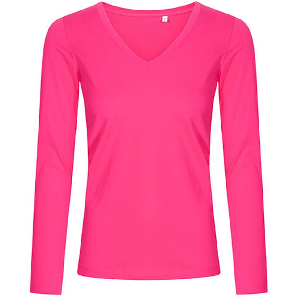 Women´s V-Neck T-Shirt Longsleeve