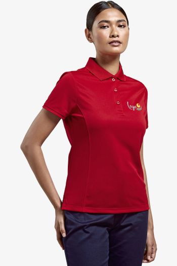 Image produit Polo piqué Coolchecker® pour femme