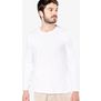 T-shirt col rond manches longues homme