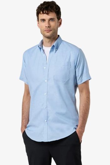 Slim Fit Workwear Oxford Shirt Short Sleeve