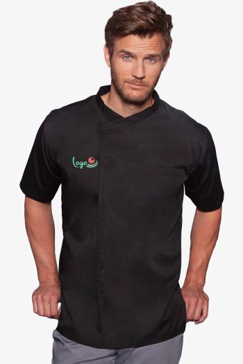 Image produit Short sleeve throw-over chef shirt basic