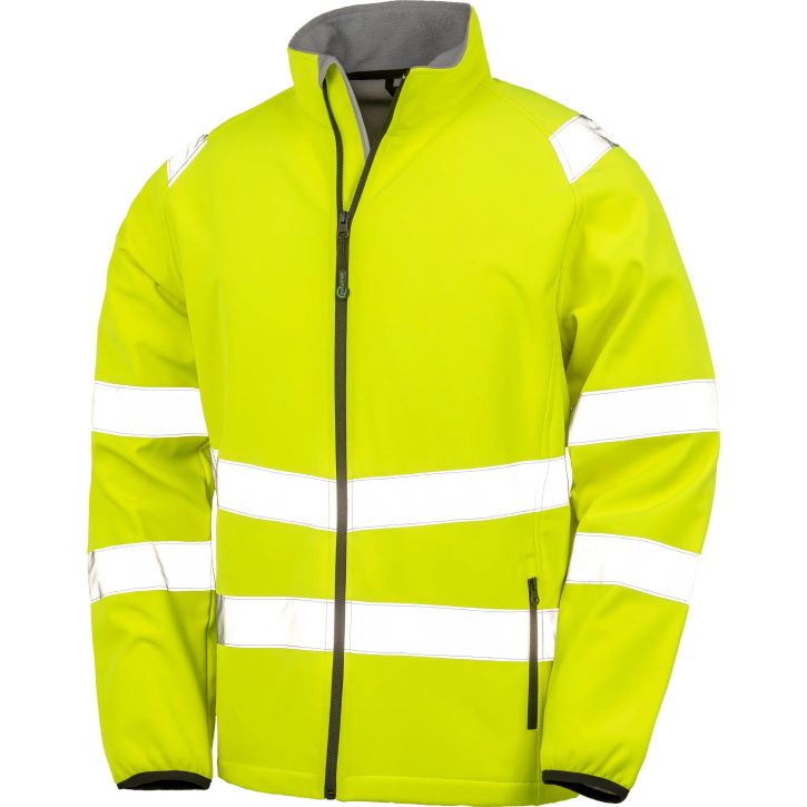 Image produit Recycled 2-layer printable safety softshell