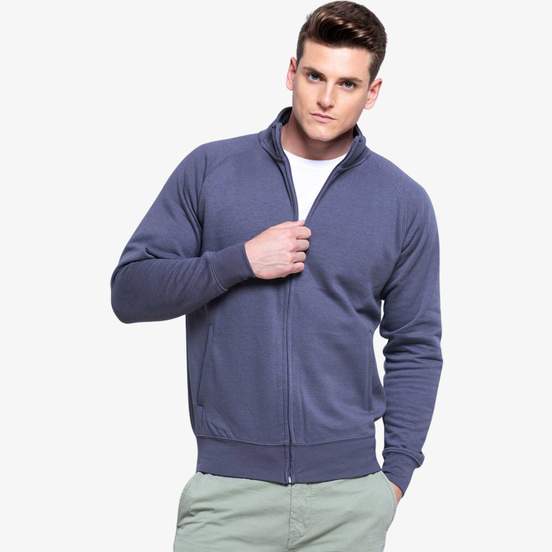 Full zip sweatshirt