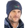 Recycled double knit printers beanie