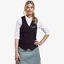 Gilet polyester doublé pour femme