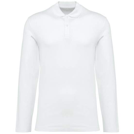 Polo Supima® manches longues homme