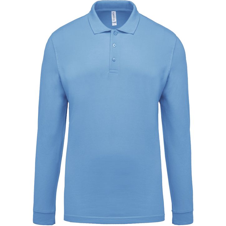 Image produit Polo piqué manches longues homme 