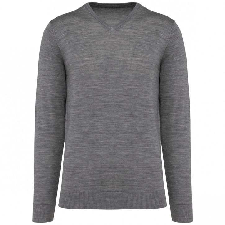 Image produit Pull Mérinos col V homme