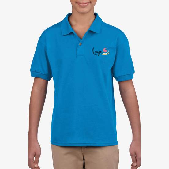 Kids` DryBlend® Jersey Polo