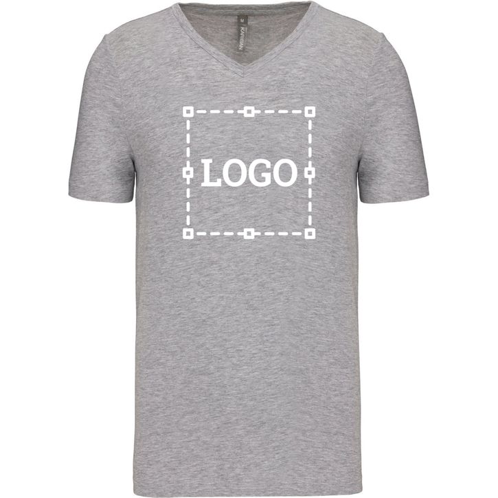 Image produit T-shirt manches courtes col V homme