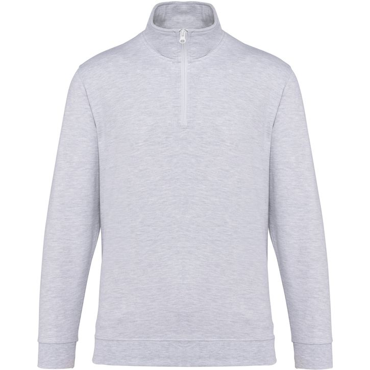 Sweat-shirt col zippé 