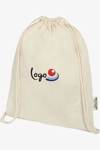 Image produit Sac avec cordon Oregon en coton recyclé