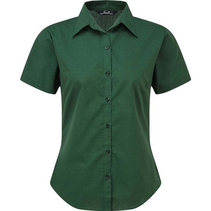 Image produit Chemises popeline à manches courtes pour femme