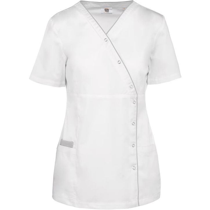 Image produit Blouse polycoton avec boutons-pression femme