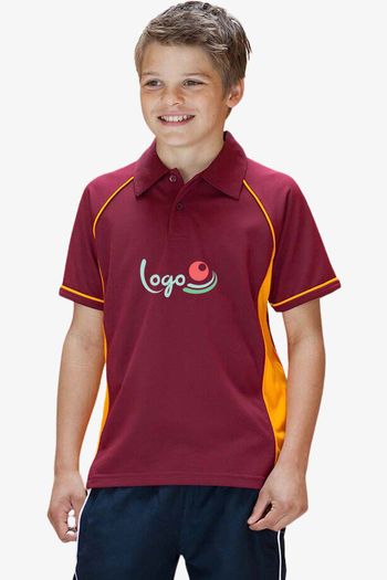 Image produit Kids piped performance polo