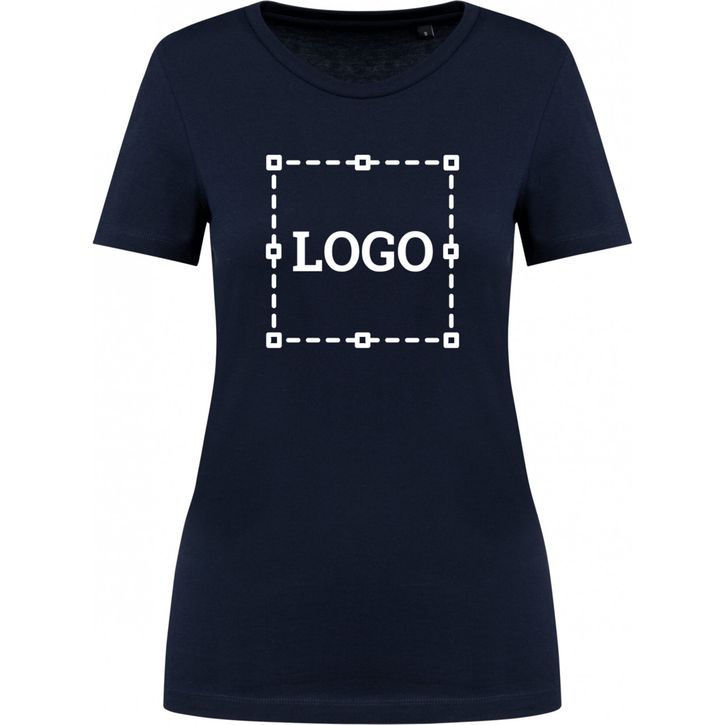 Image produit T-shirt Supima® col rond manches courtes femme