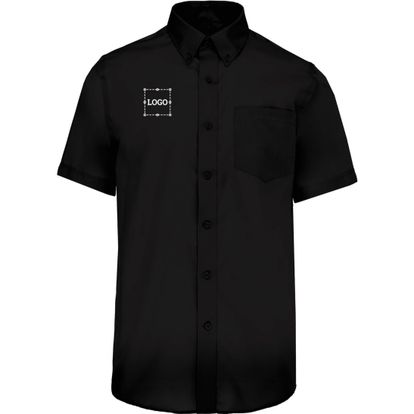 Image produit Chemise micro-sergé manches courtes sans repassage