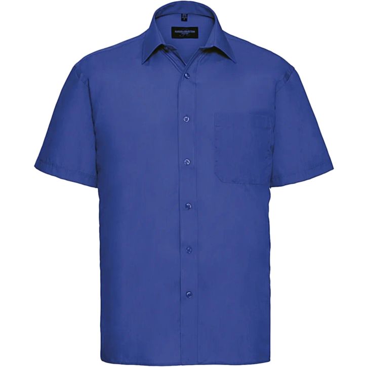 Image produit Chemise en Popeline Polyester/Coton classique manches courtes homme