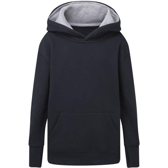 Contrast Hooded Sweatshirt Kids