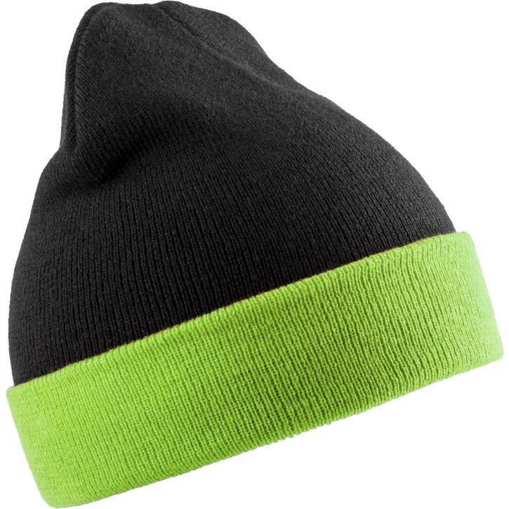 Recycled Black Compass beanie