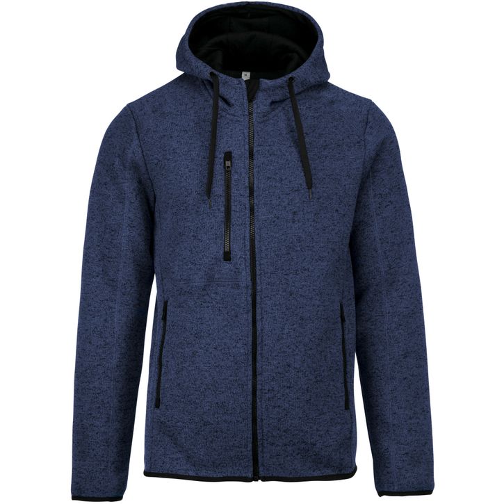 Image produit Veste capuche chinée homme