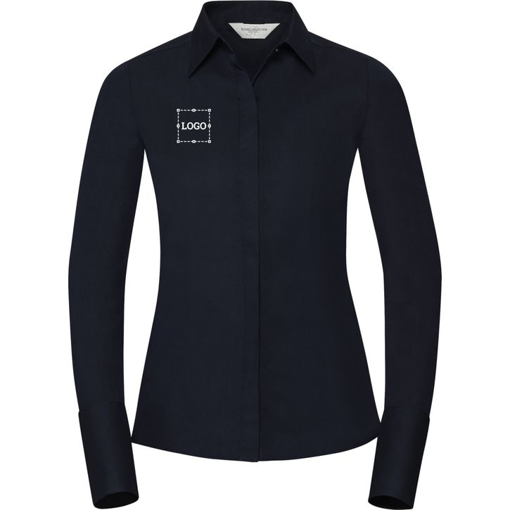 Image produit Ladies’ long sleeve fitted ultimate stretch shirt