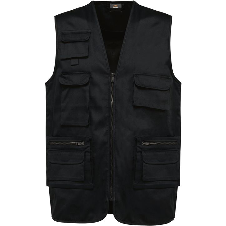 Image produit Gilet polycoton multipoches doublé unisexe
