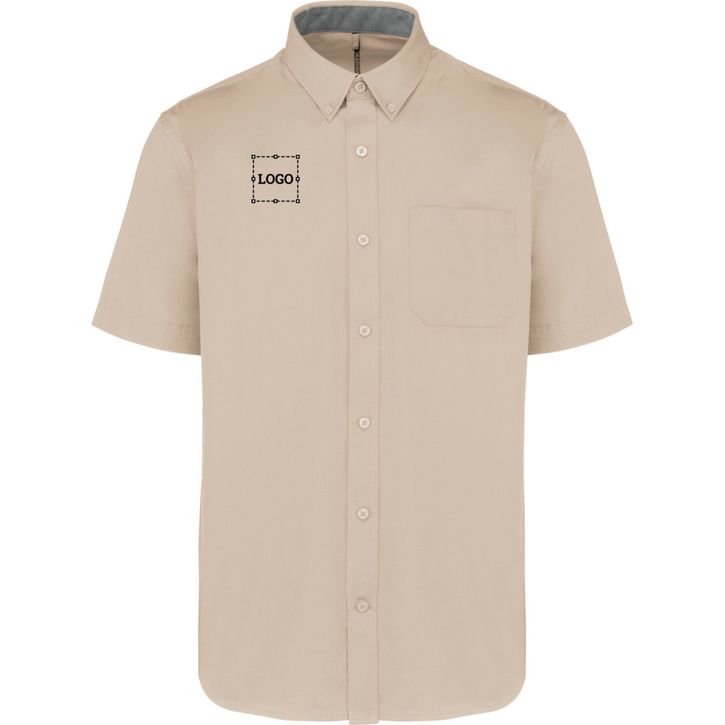Image produit Chemise coton manches courtes Ariana III homme