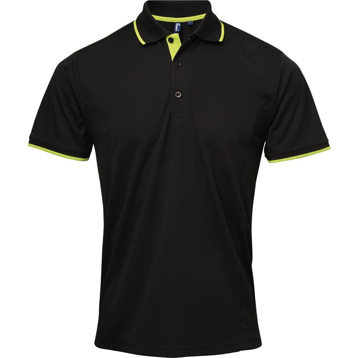 Image produit Polo Coolchecker® contrasté pour homme