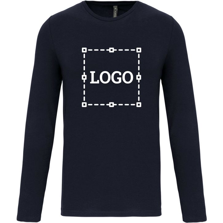 Image produit T-shirt col rond manches longues homme