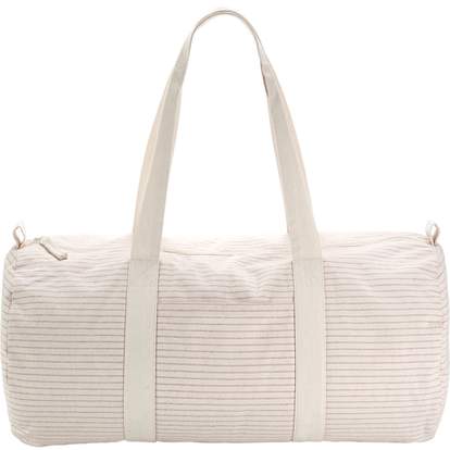 Image produit Sac polochon en coton bio rayé