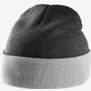 Bonnet bicolore avec revers