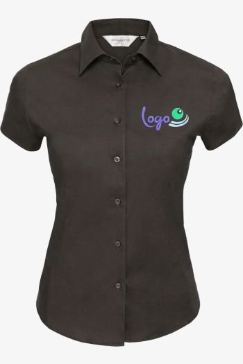 Image produit Ladies’ short sleeve fitted stretch shirt