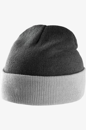 Image produit Bonnet bicolore avec revers