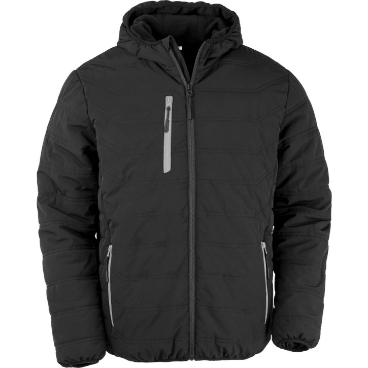 Image produit Black compass padded winter jacket