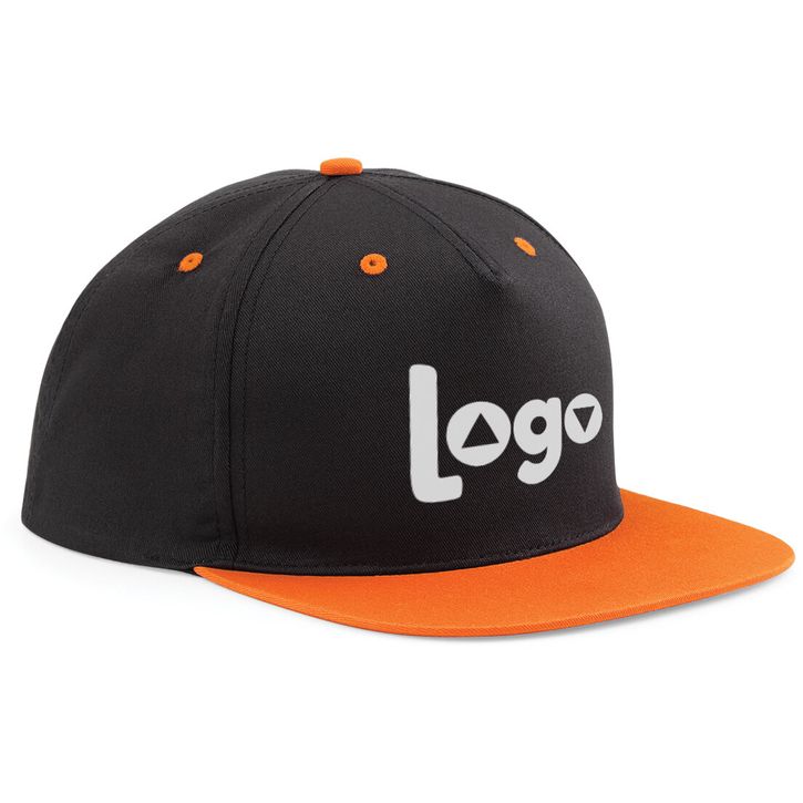 Casquette Snapback contrastée à 5 panneaux