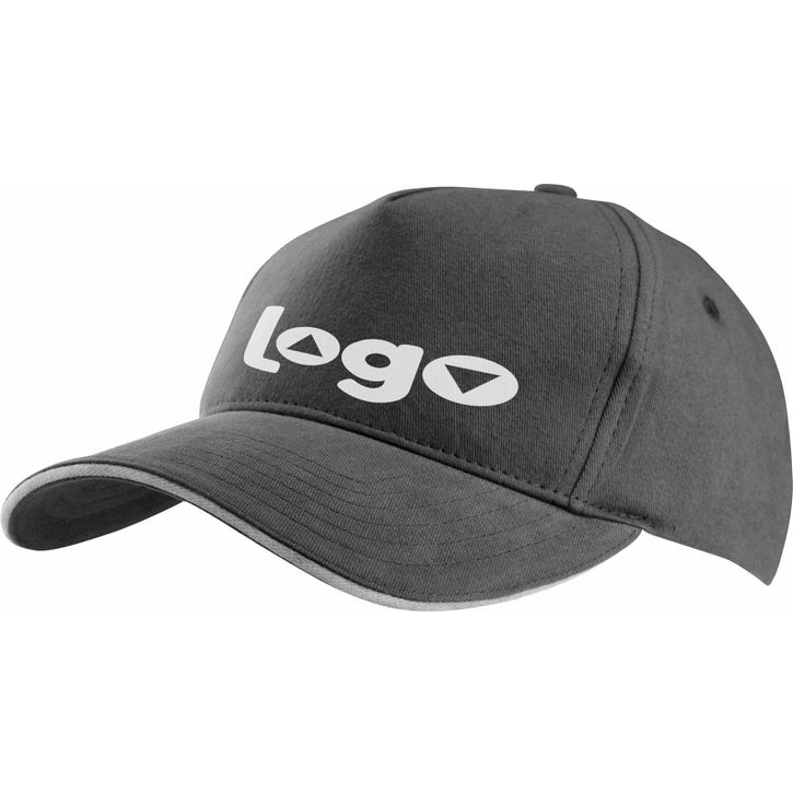 Image produit Casquette avec sandwich contrasté - 5 panneaux 