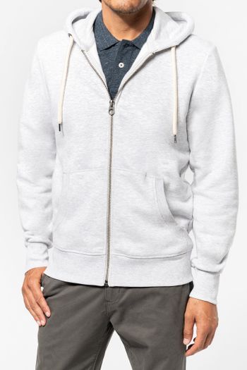 Image produit Sweat-shirt vintage zippé à capuche homme