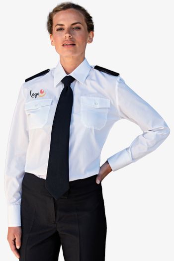 Image produit Chemise pilote à manches longues pour femme