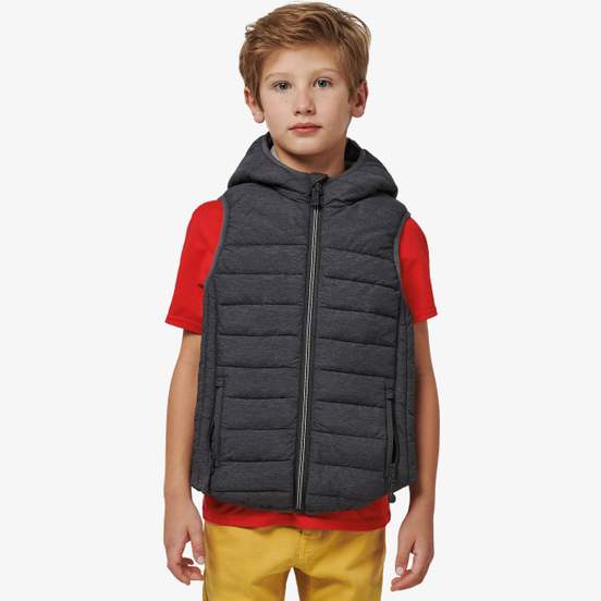 Bodywarmer à capuche enfant