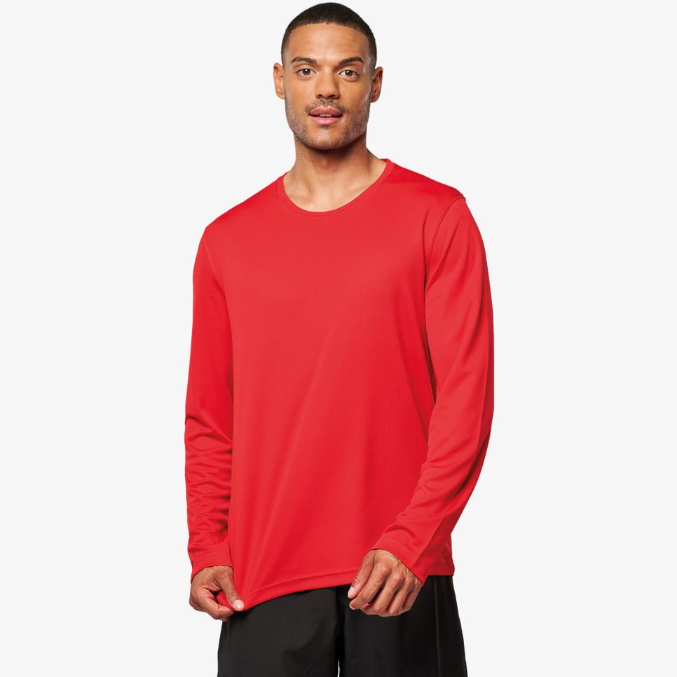 T-shirt sport manches longues homme