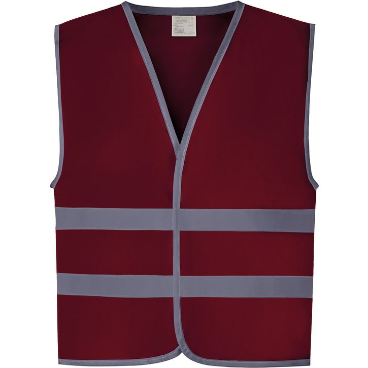 Image produit Gilet avec bordures et bandes réfléchissantes