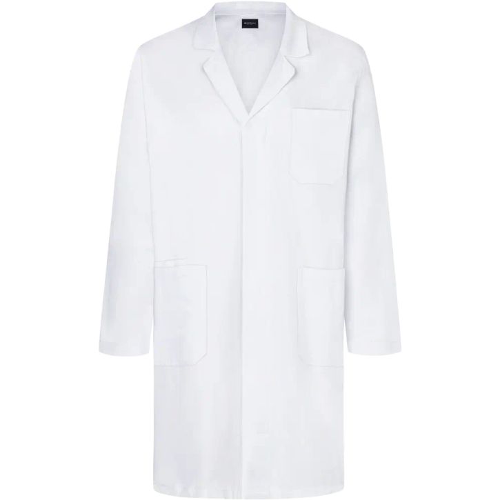Men's Lab Coat Classic-Shape - White