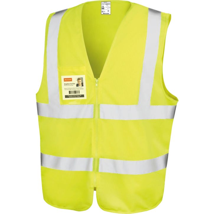 Zip I.D safety tabard