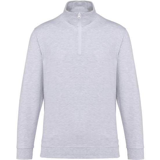 Sweat-shirt col zippé 