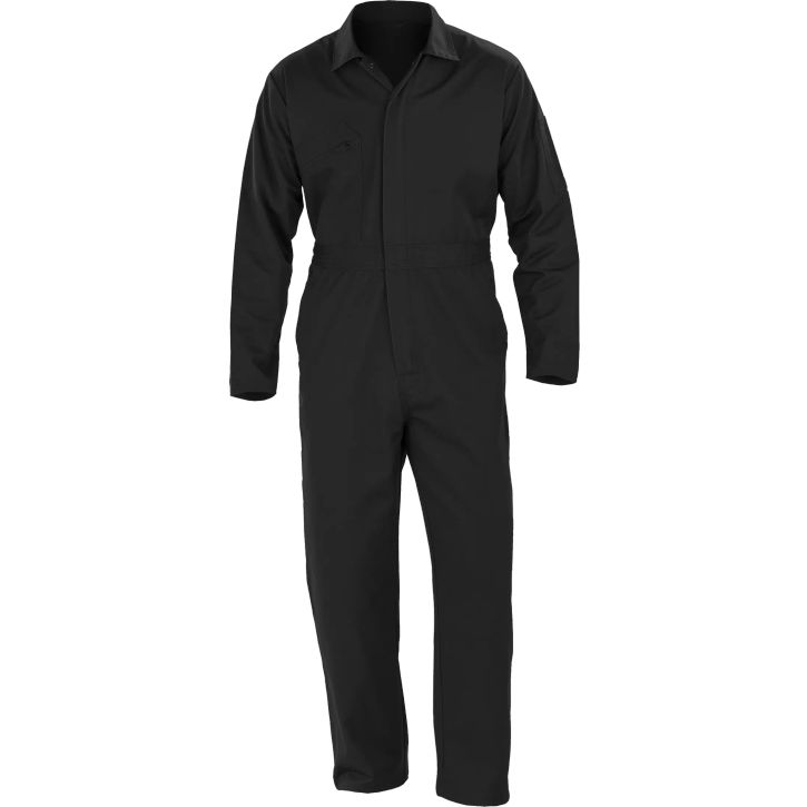 Recycled action overall with zip front