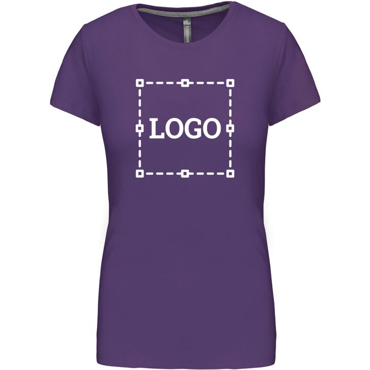 Image produit T-shirt col rond manches courtes femme