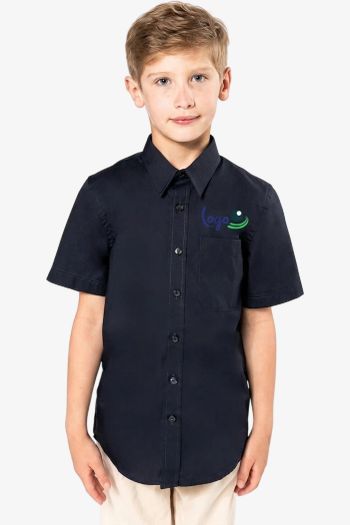Image produit Chemise popeline manches courtes enfant