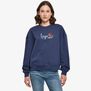 Ladies Oversized Crewneck Sweatshirt
